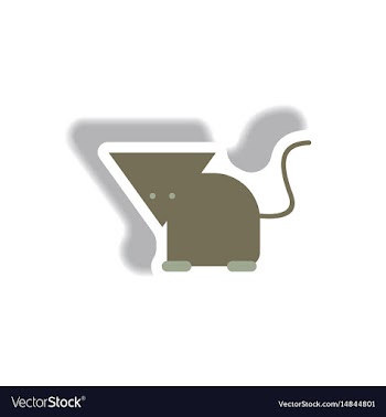 Paper sticker halloween icon vector image