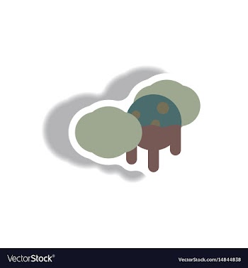 Paper sticker halloween icon vector image