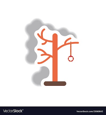Paper sticker halloween icon vector image
