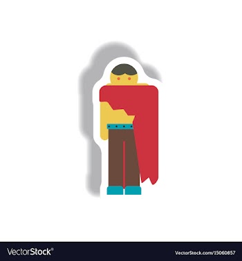 Paper sticker halloween icon vector image