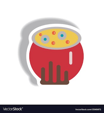 Paper sticker halloween icon vector image