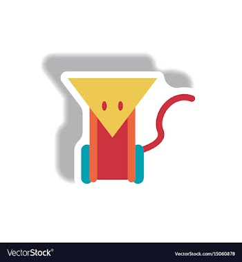 Paper sticker halloween icon vector image