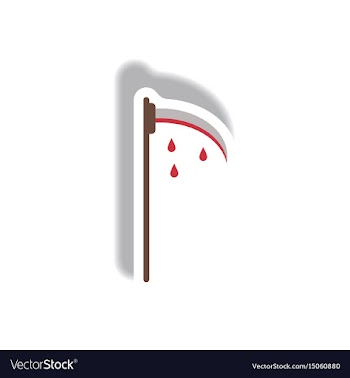 Paper sticker halloween icon vector image