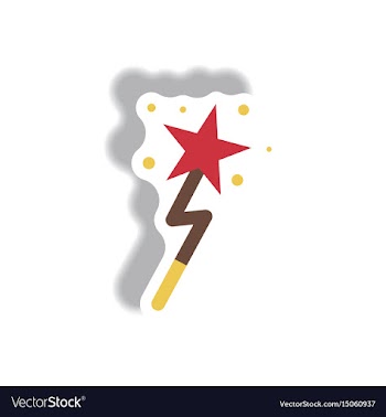 Paper sticker halloween icon vector image