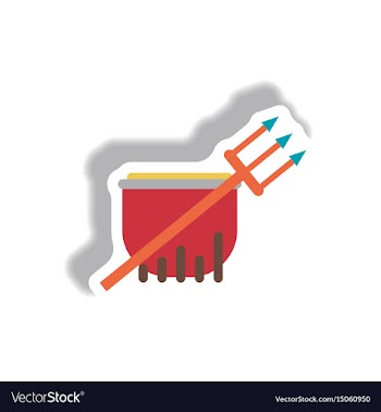 Paper sticker halloween icon vector image