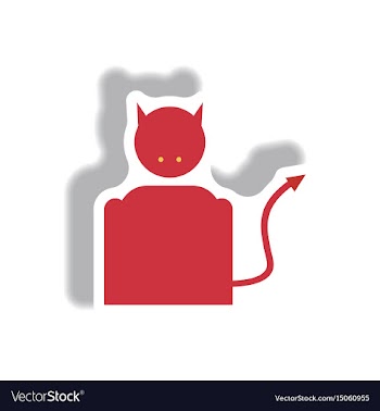 Paper sticker halloween icon vector image