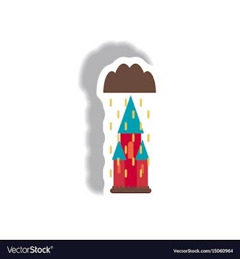 Paper sticker halloween icon vector image