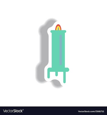 Paper sticker halloween icon vector image