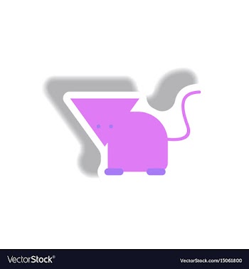 Paper sticker halloween icon vector image