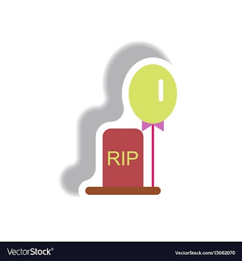 Paper sticker halloween icon vector image