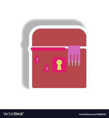 Paper sticker halloween icon vector image