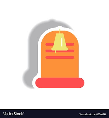 Paper sticker halloween icon vector image