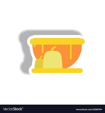 Paper sticker halloween icon vector image