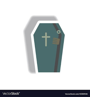 Paper sticker halloween icon vector image