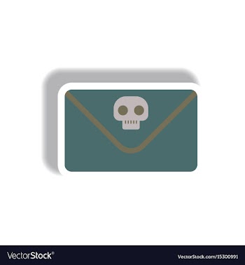 Paper sticker halloween icon vector image