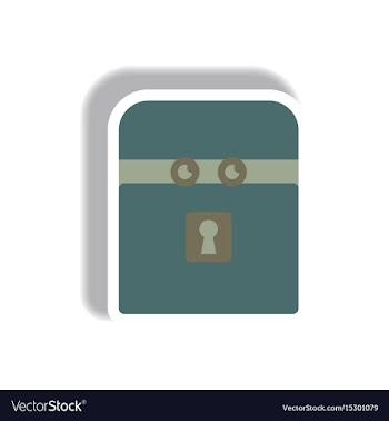 Paper sticker halloween icon vector image