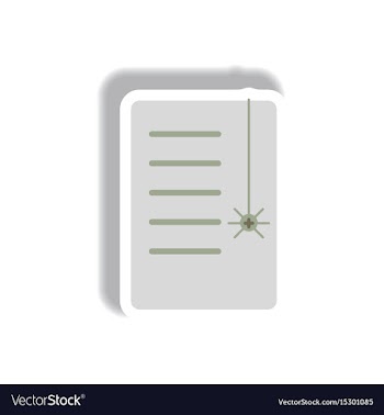 Paper sticker halloween icon vector image