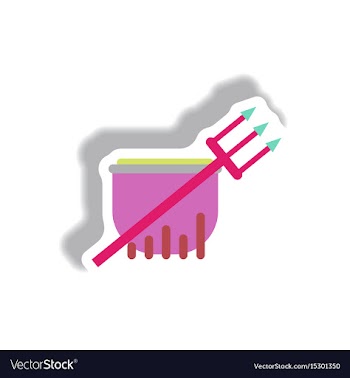 Paper sticker halloween icon vector image