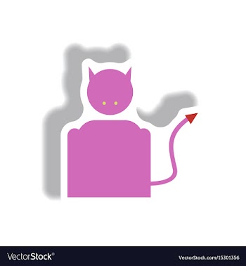 Paper sticker halloween icon vector image