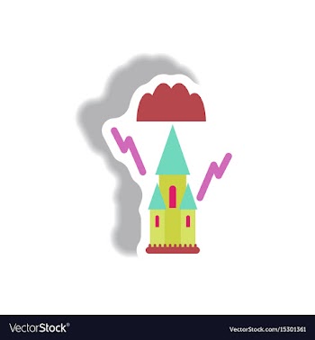 Paper sticker halloween icon vector image