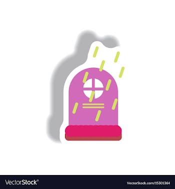 Paper sticker halloween icon vector image
