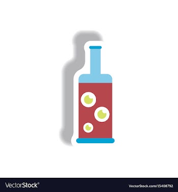 Paper sticker halloween icon vector image