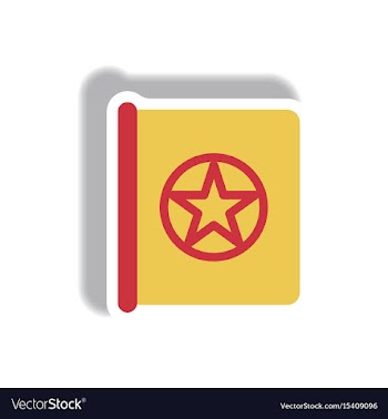 Paper sticker halloween icon vector image