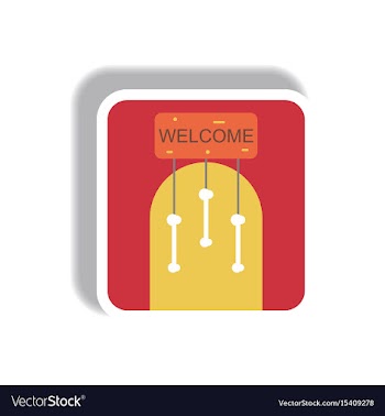 Paper sticker halloween icon vector image