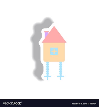 Paper sticker halloween icon vector image