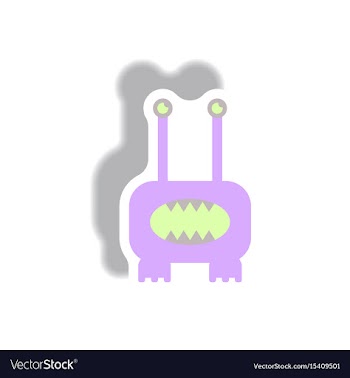 Paper sticker halloween icon vector image