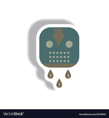 Paper sticker halloween icon vector image