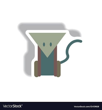 Paper sticker halloween icon vector image