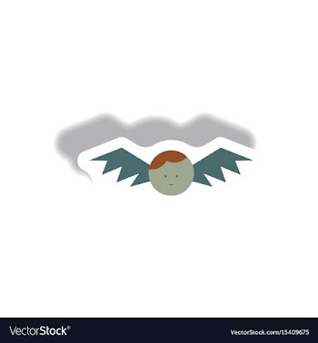 Paper sticker halloween icon vector image