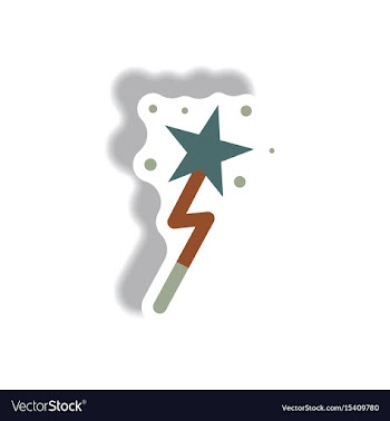 Paper sticker halloween icon vector image