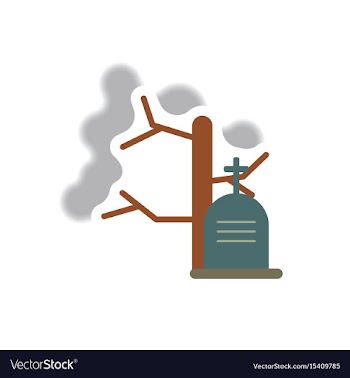 Paper sticker halloween icon vector image