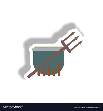 Paper sticker halloween icon vector image