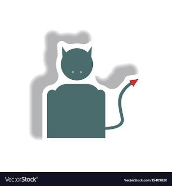 Paper sticker halloween icon vector image