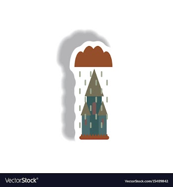 Paper sticker halloween icon vector image
