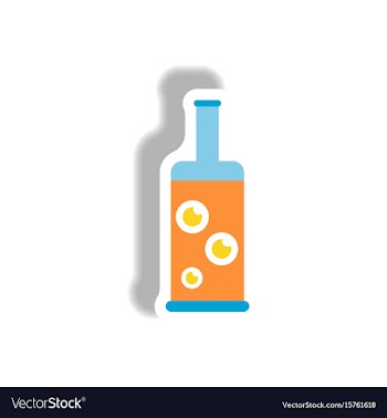 Paper sticker halloween icon vector image