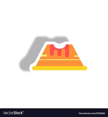 Paper sticker halloween icon vector image