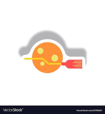 Paper sticker halloween icon vector image
