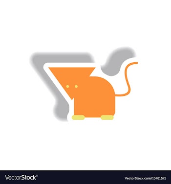Paper sticker halloween icon vector image