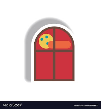 Paper sticker halloween icon vector image