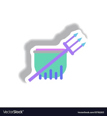 Paper sticker halloween icon vector image