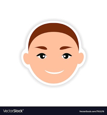 Paper sticker Indian boy on white background vector image