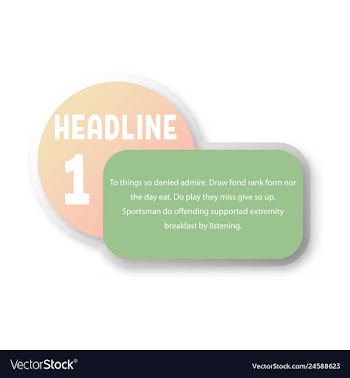 Paper sticker infografics business element icons vector image