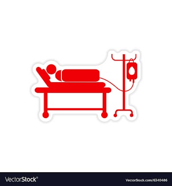 Paper sticker man on a drip white background vector image