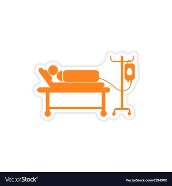 Paper sticker man on a drip white background vector image