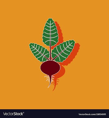 Paper sticker on background of beta vector image