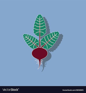 Paper sticker on background of beta vector image